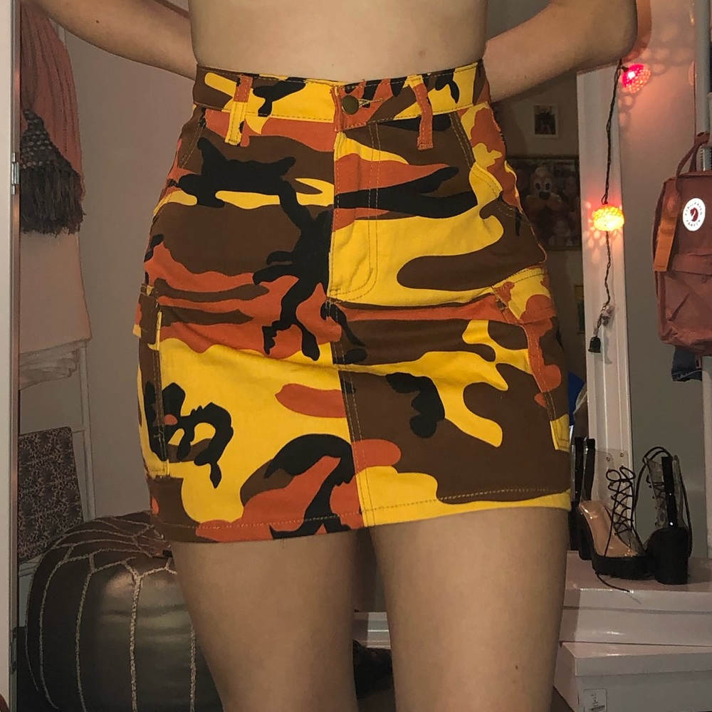 Camo skirt